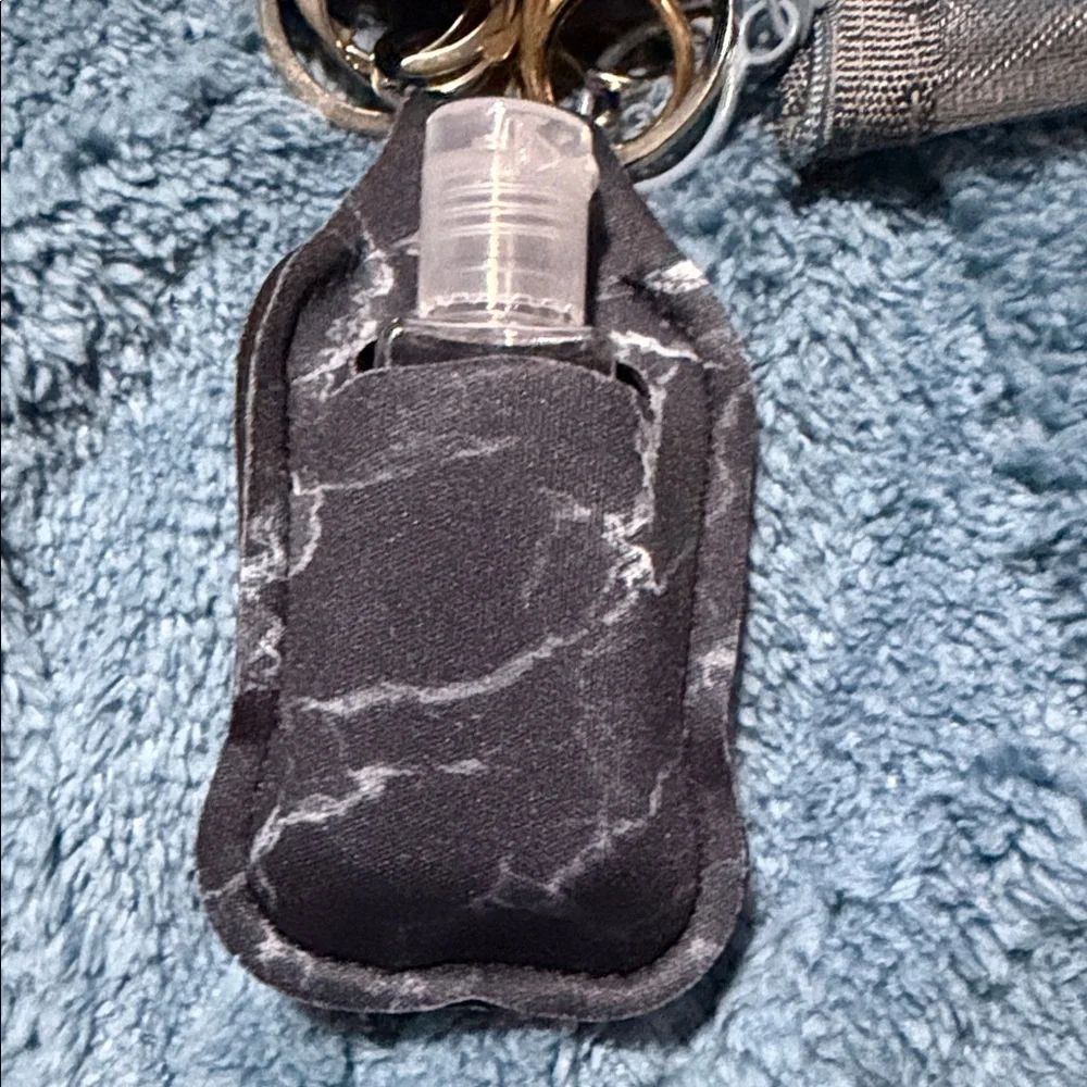 Marble Black Keychain Set‎ & Accessories